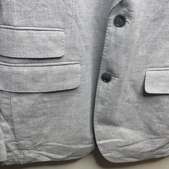 Banana Republic Linen Cotton Blend Slim Tailored Fit Sport Coat - Picture 5 of 16